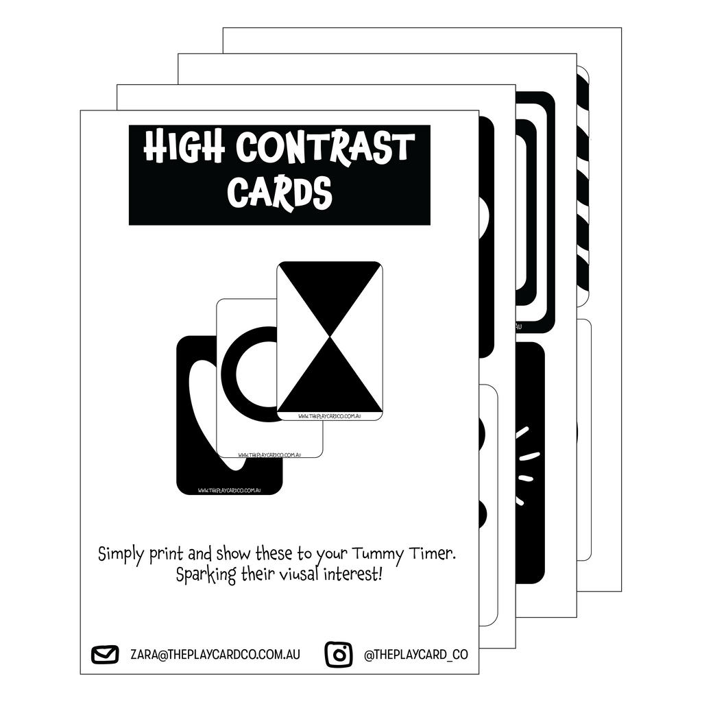 Contrast Cards Simple HIGH CONTRAST CARDS – The Play Card Co