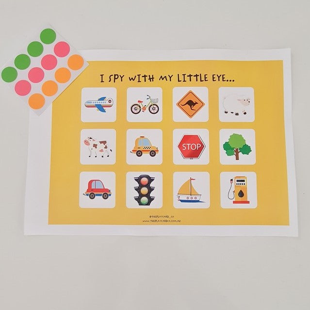 I-SPY travelling game